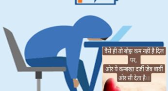 इस शहर में हर शख़्स परेशान सा क्यूँ है? क्याेंकि उसका काम उसके दिल पर बोझ है!