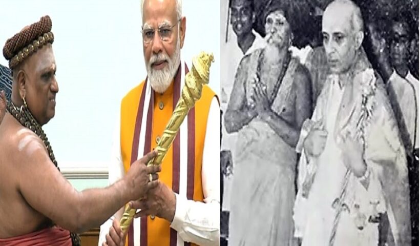 Sengol-Modi-Nehru