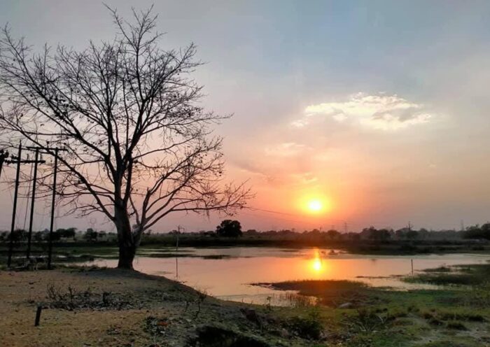 Villege sunset