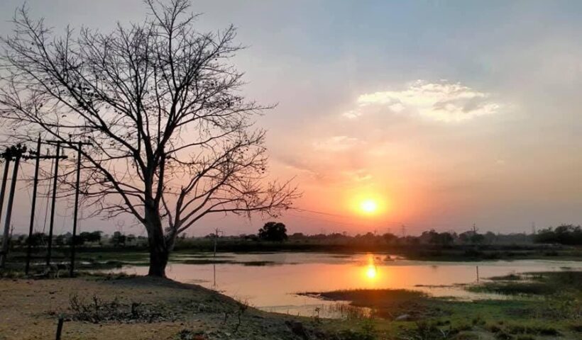 Villege sunset
