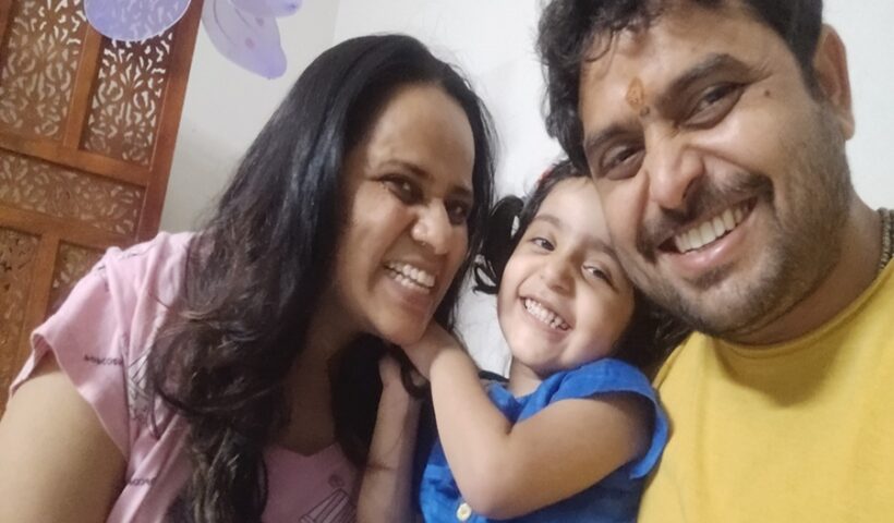 Deepak and his Daughter